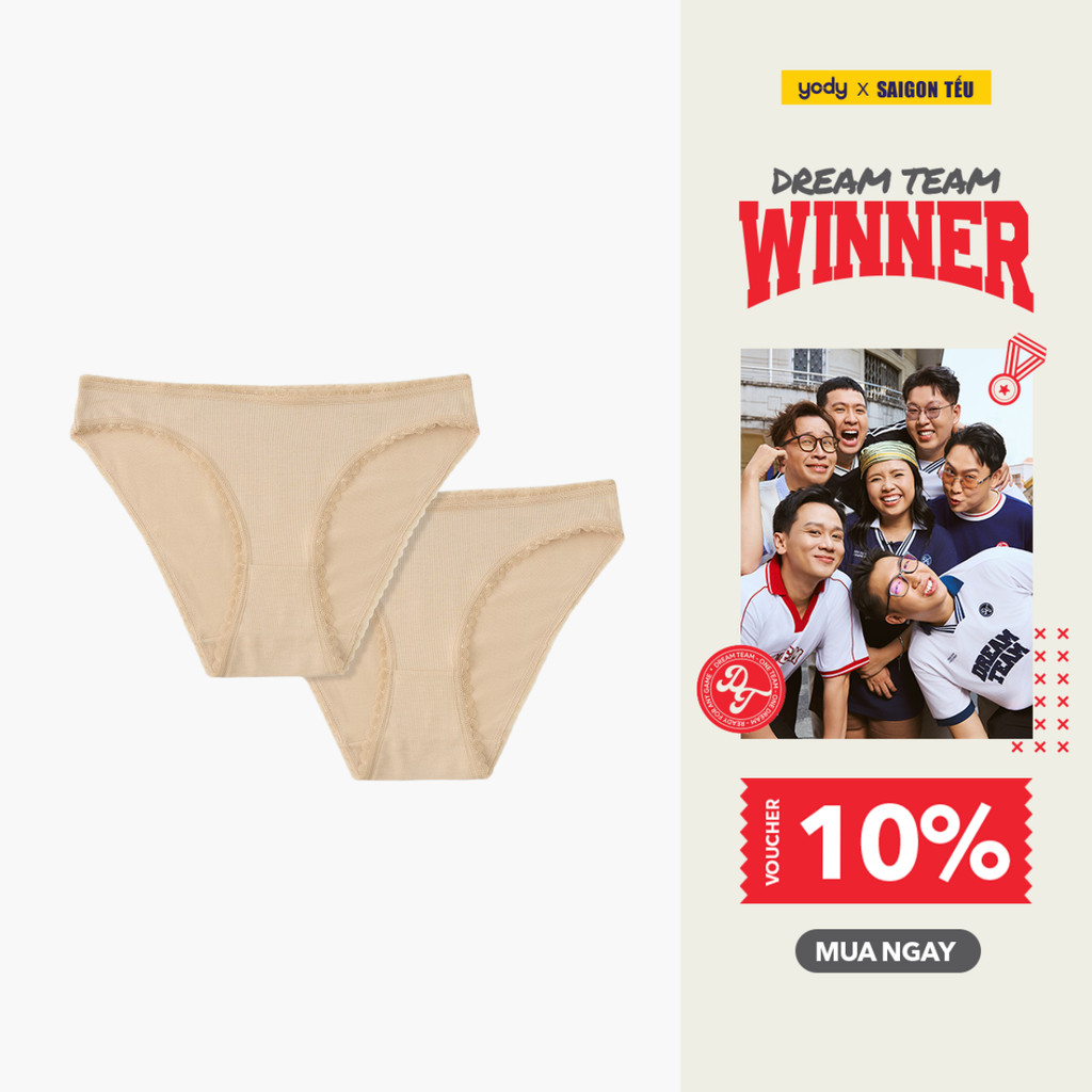 Quần Lót Nữ Yody Seamless Cạp Ép Trong Dáng Brief Mềm Mịn WCUN25A013
