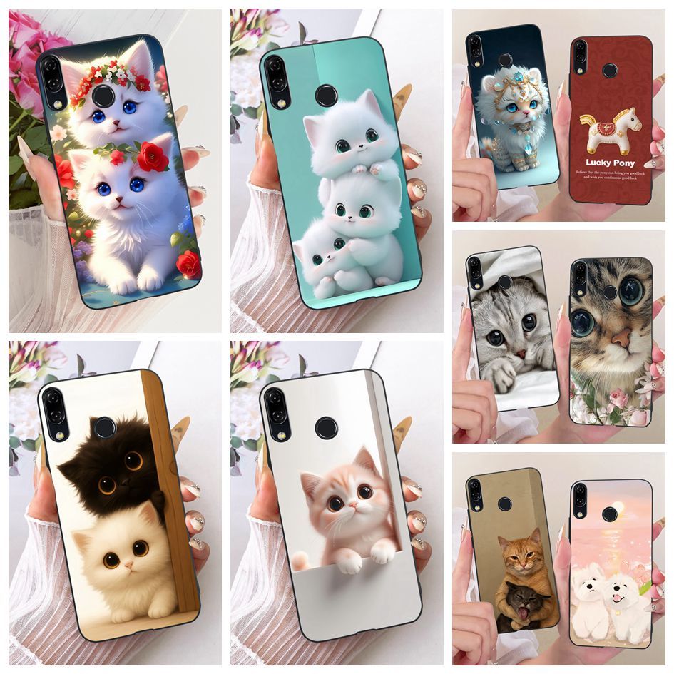 Ốp Điện Thoại Cho Asus ZenFone 5 ZE620KL ZF620KL X00QD X00QDA Vỏ Silicon Mềm Hình Mèo Hoạt Hình Dễ T