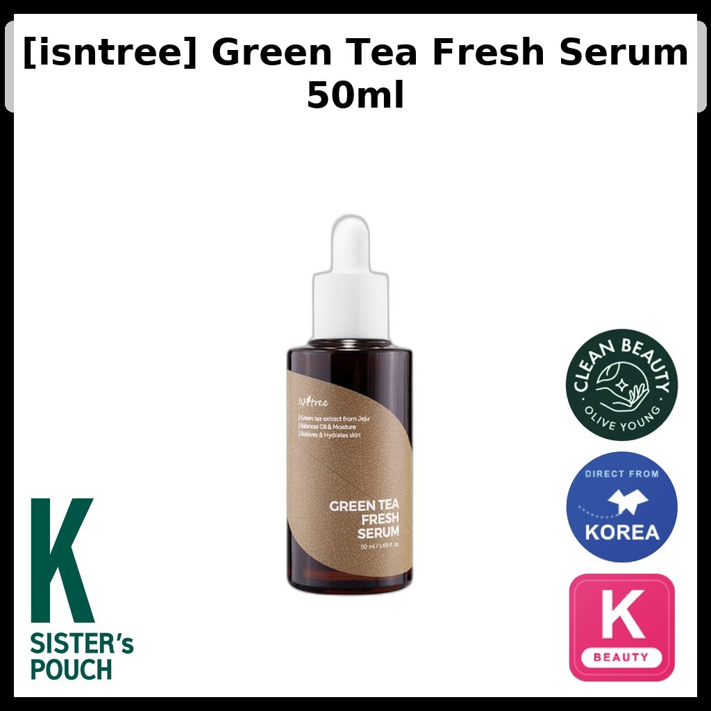 ISNTREE [istree] Green Tea Fresh Serum 50ml / Serum Hàn Quốc / Tăng Độ Ẩm / 100% Authentic by ksiste