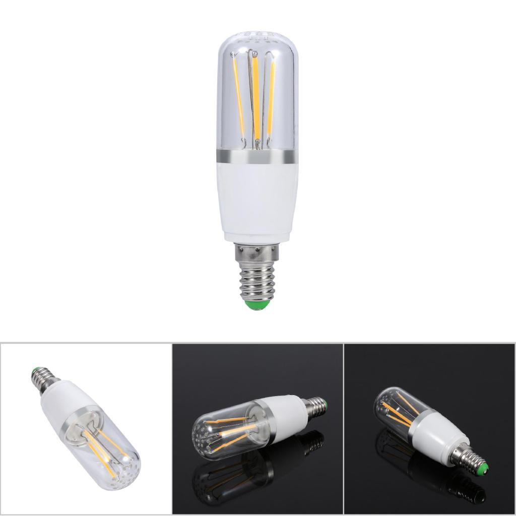 E14 LED Đèn Chùm Ánh Sáng Bóng Đèn Dây Tóc Phong Cách Retro Nhà Bền 12V Trắng Ấm 3W