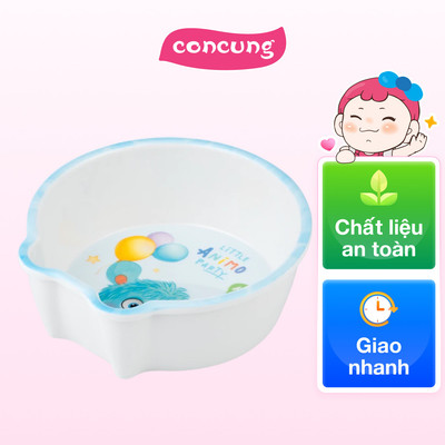 Bát ăn dặm melamine cao cấp Animo (W6026, tai gấu, monster party)