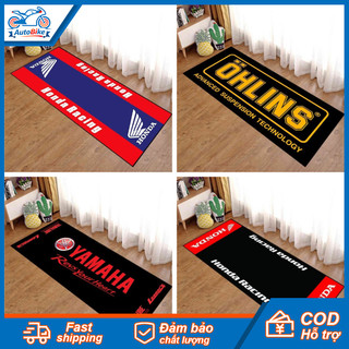 Thảm Chống Trượt Xe Máy 50×160cm，Chống Trượt, Dựng Xe Kiểng, Trang Trí Gara，Chống Trơn Tiện Dụng