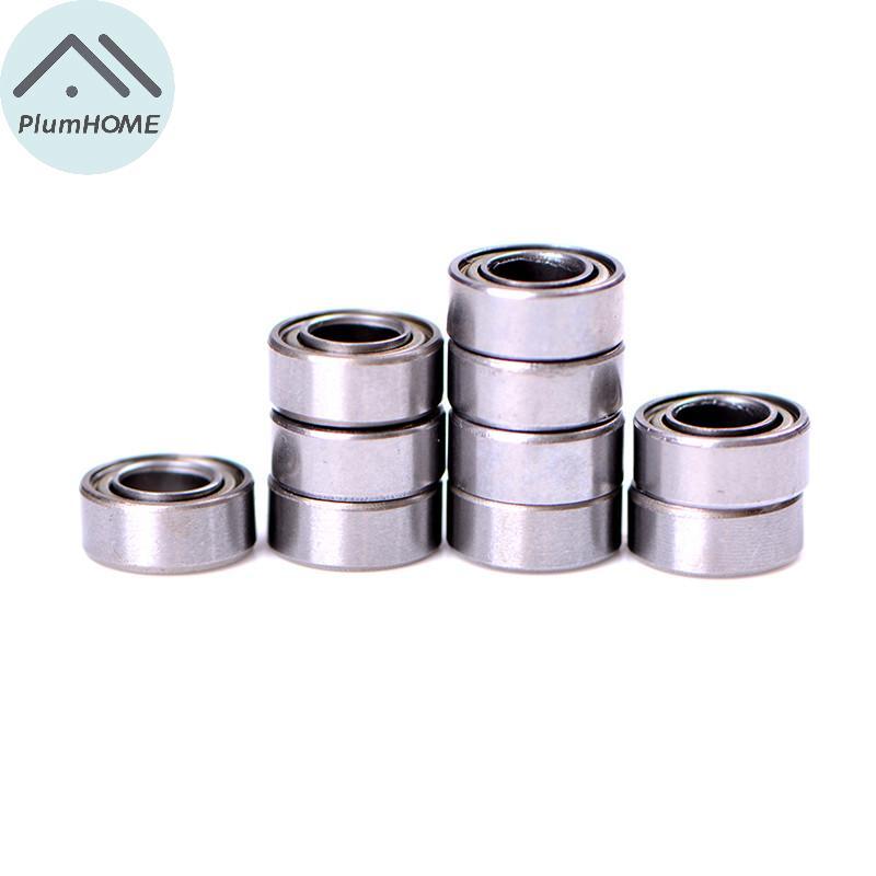 PlumHOME 10 chiếc MR105ZZ L-1050 MR105 Vòng bi rãnh sâu 5x10x4 mm thu nhỏMR105ZZ Vòng bi ABEC-1 VN