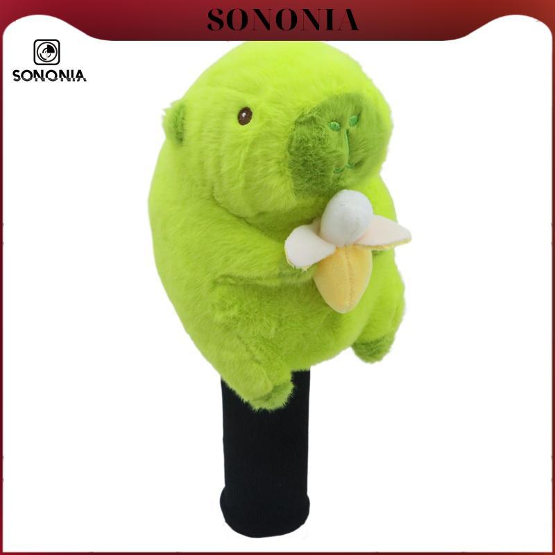 Sonia Fairway Wooden Golf Club Protector - Cute Capybara Design, Anti-scratch Protection, Great Gift