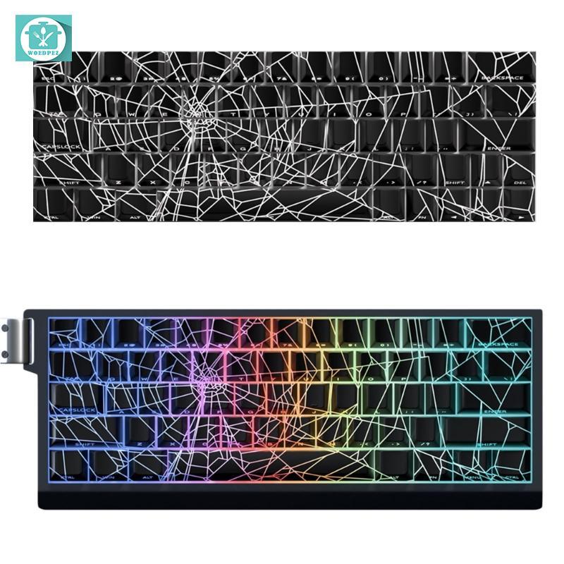 Woedpez 64 74 Chiếc Nhện Keycap Hồ Sơ Chính Hãng Bên In Keycap Cho 60 61 63 64