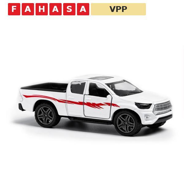 Đồ Chơi Mô Hình Xe Hợp Kim Chạy Đà - Alloy Pull Back Car - Toys&Joys 53260 - Xe Bán Tải Cabin Đôi