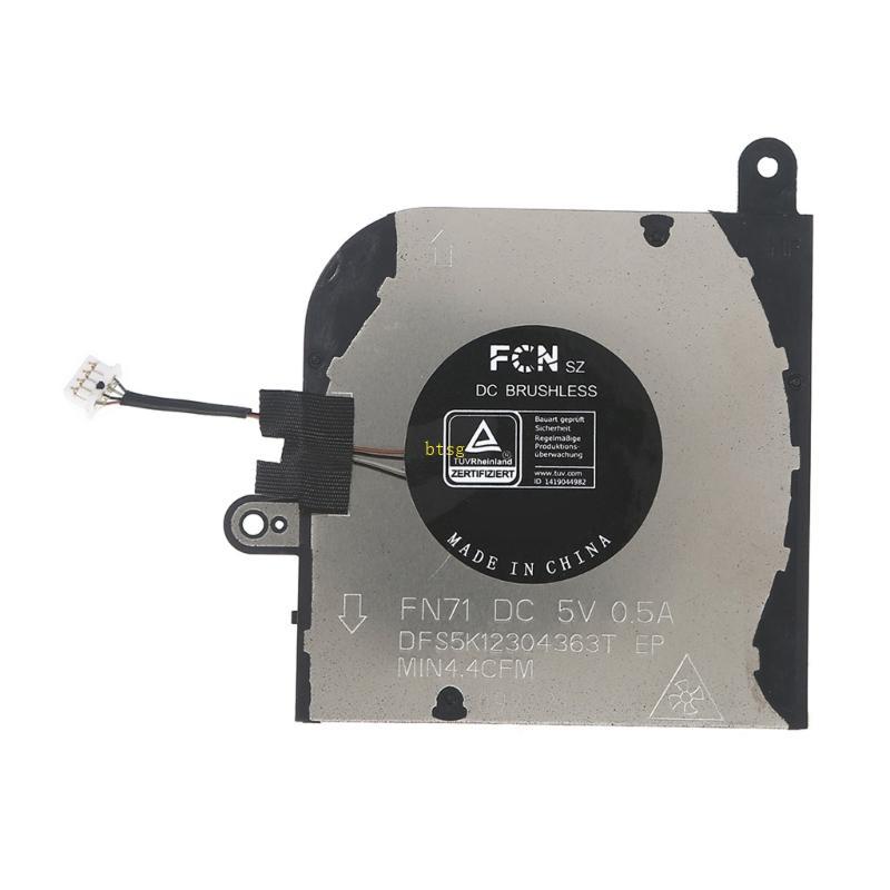 Quạt tản nhiệt máy tính xách tay btsg Quạt làm mát không khí CPU cho dòng Dell Latitude 5420 0HX40M