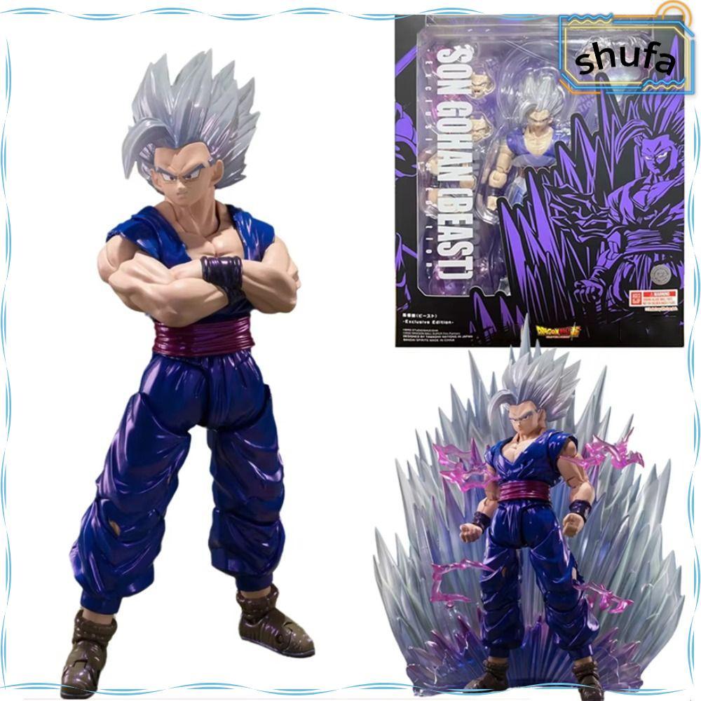 SHUFA Son Gohan BEAST Hình, PVC Kích Thước 17cm Dragon Ball Anime Nhân Vật Hành Động, Quà Tặng Trẻ E