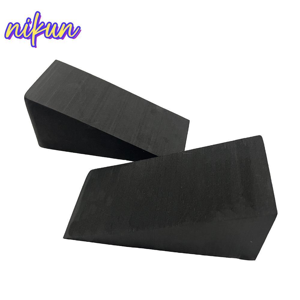 NIKUN 1 Cặp Yoga Wedge Blocks, EVA Black Foam Yoga Wedge, Phụ Kiện Thể Dục Di Động Pilates Chống Trơ