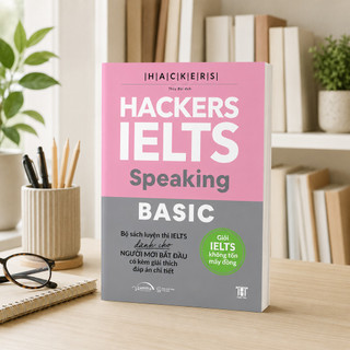 Sách – Hackers IELTS Basic Speaking – Luyện Nói IELTS band 3.0–5.5 Kèm Lời Giải Chi Tiết (gamma)