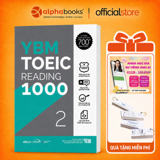 Sách - YBM Actual Toeic Tests RC 1000 - Vol 2 -  Kèm lời giải chi tiết (Gamma Books)