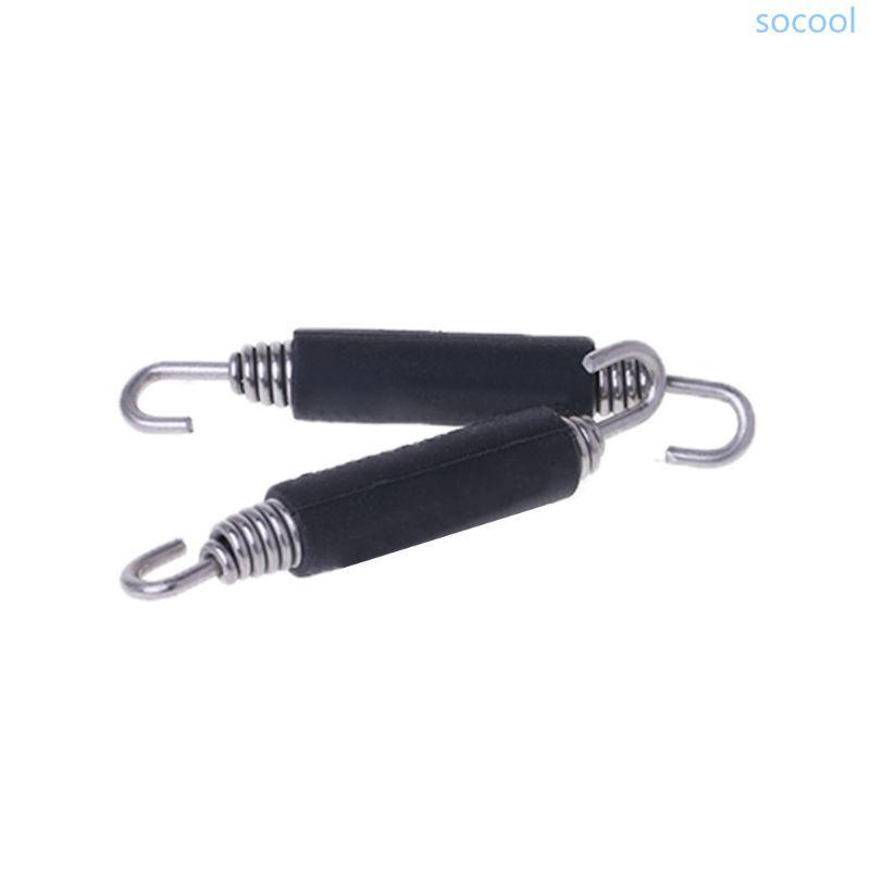 Soc * 2 Móc lò xo bằng thép không gỉ đa năng cho ống xả SC Project AR