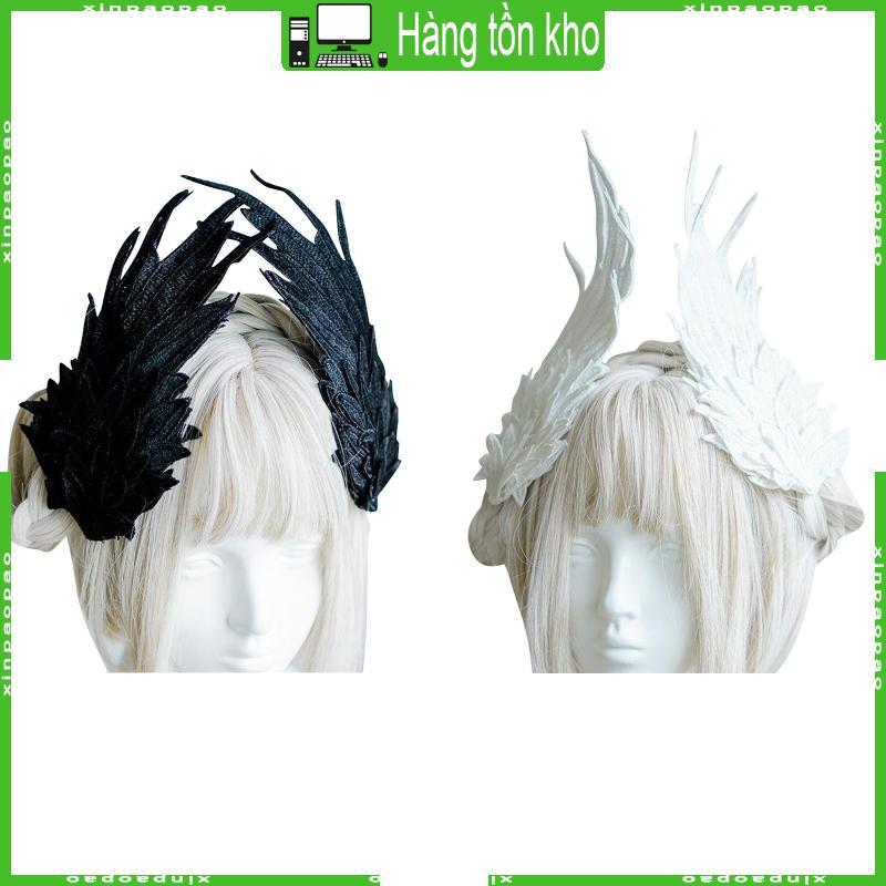 XI lolita Thiên Thần Cánh Kẹp Tóc Thiên Thần Cánh Kẹp Tóc Gothic Mũ Gothic Gothic Gothic Barrette