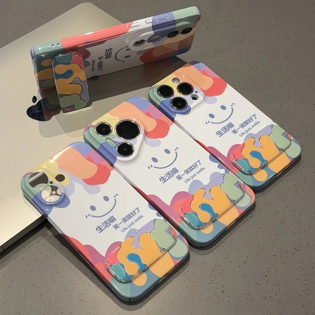 Smile Life Gương Giá Đỡ Thích Hợp Cho Apple 16promax Vỏ Điện Thoại Huawei mate70 Phong Cách Mới p80p