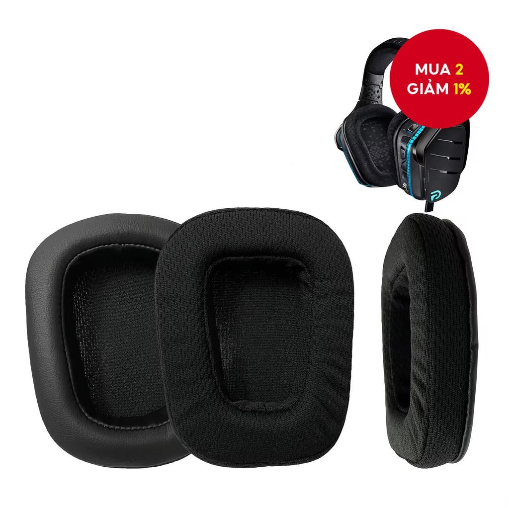 Dành Cho Tai Nghe Logitech Gvoears Ear Pads G231, G433, G533, G633, G635 Tai Nghe Vải Lưới Cao Cấp