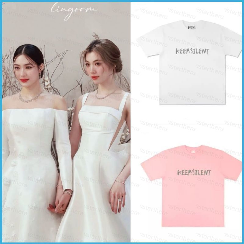 NS1 The Secret of Us Lingorm KEEP SILENT Áo thun ngắn tay mùa hè SN1