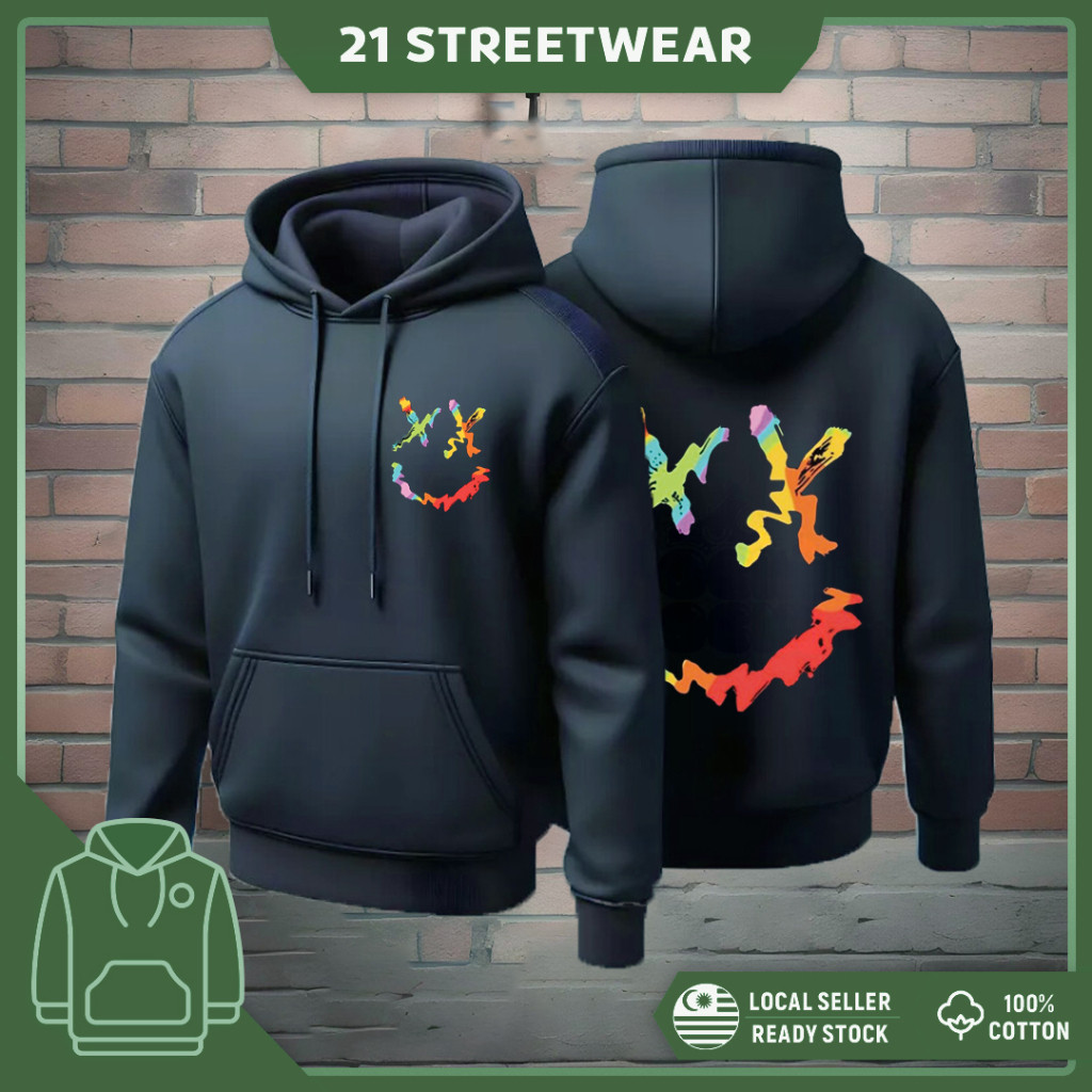Áo hoodie XX Màu Nụ Cười Nam Áo hoodie Nam Áo hoodie Nữ Áo Unisex Áo hoodie Nam Áo hoodie