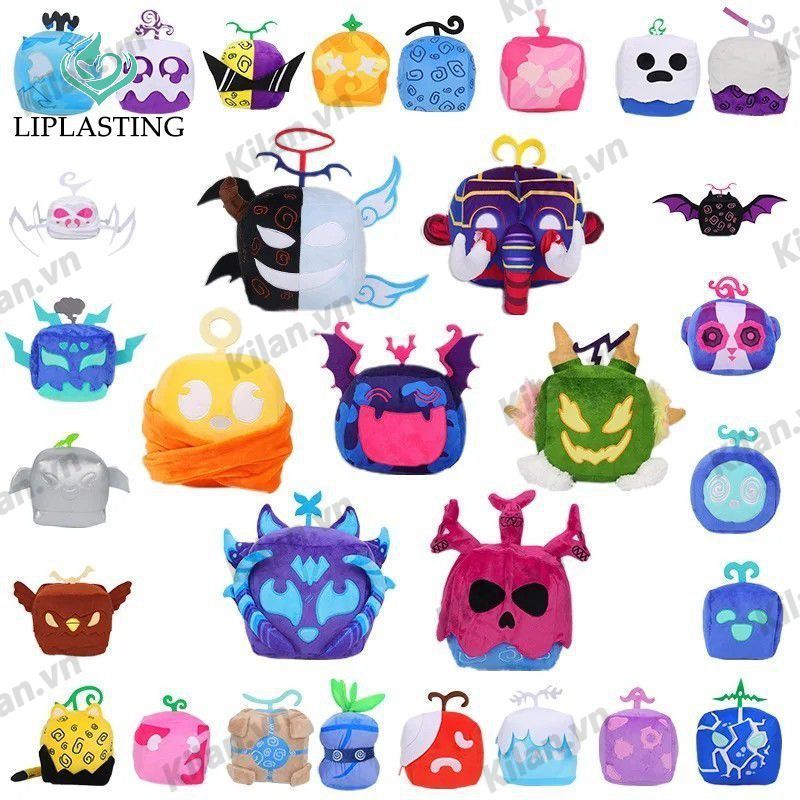 Bojind Bojind Blox Fruit Game Device Mini Doll Phong cách Anime Nhật Bản Dễ thương Bloxs Fruit Plush
