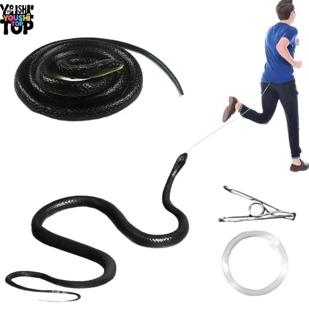 YOUSHI TOP Snake Prank Đạo cụ Anaconda thực tế Đuổi theo mọi người