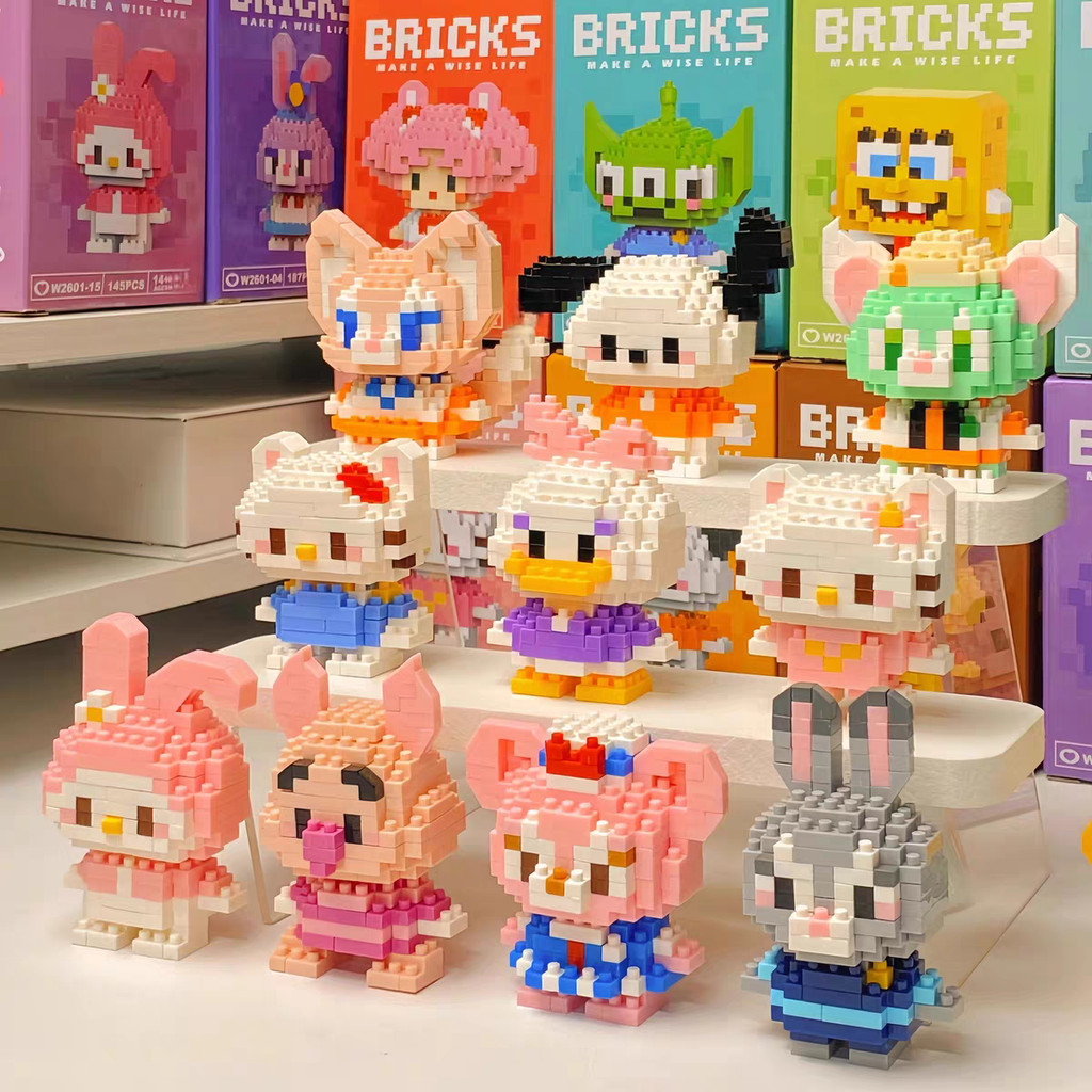 Wholesale miniature small particles assembled building blocks educational toys for boys and girls th