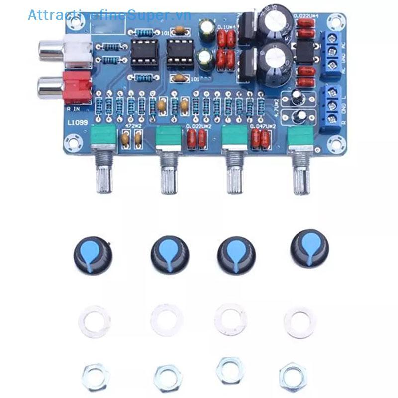 ASVN NE5532 Stereo Preamplifier Tone Board Âm Thanh 4 Kênh Khuếch Đại Mô Đun HOT