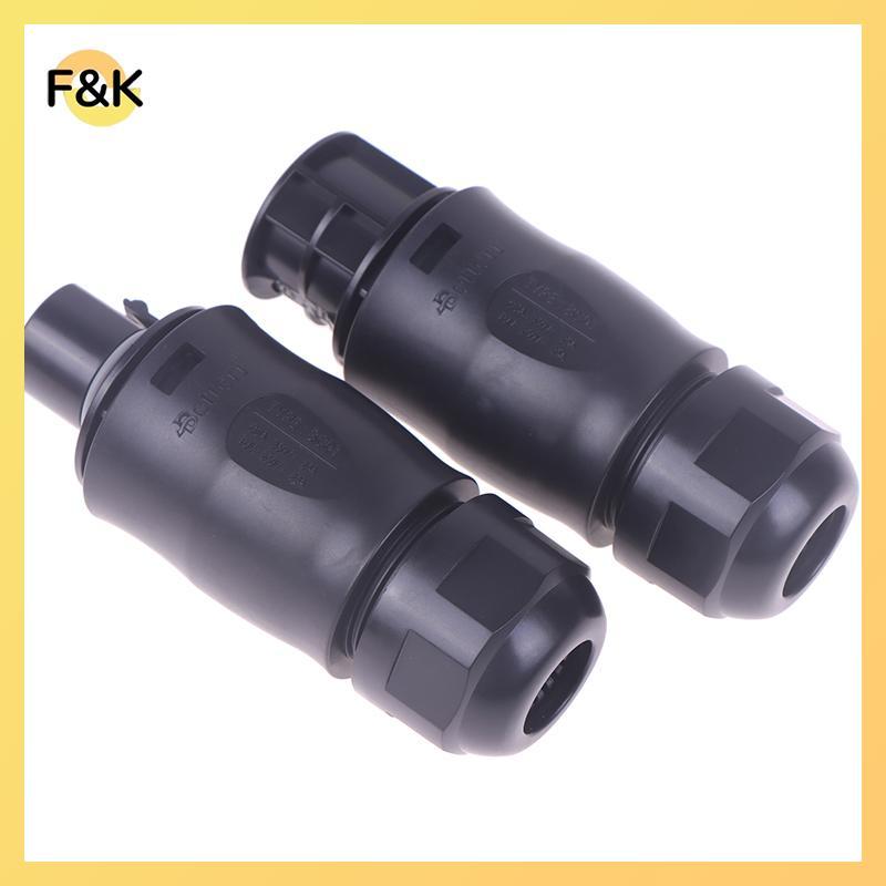 F & K BC01 3 Pin Kết Nối AC Nam Nữ IP68 Cho Lưới Năng Lượng Mặt Trời Buộc Micro Biến Tần Hoymiles De