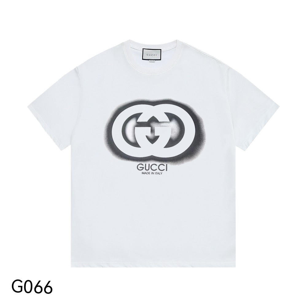 GUCCI 2026 Xuân Hè Áo Thun Nam Nữ Unisex, Phong Cách Đường Phố, Thiết Kế Thể Thao Nhẹ, Họa Tiết Tươn