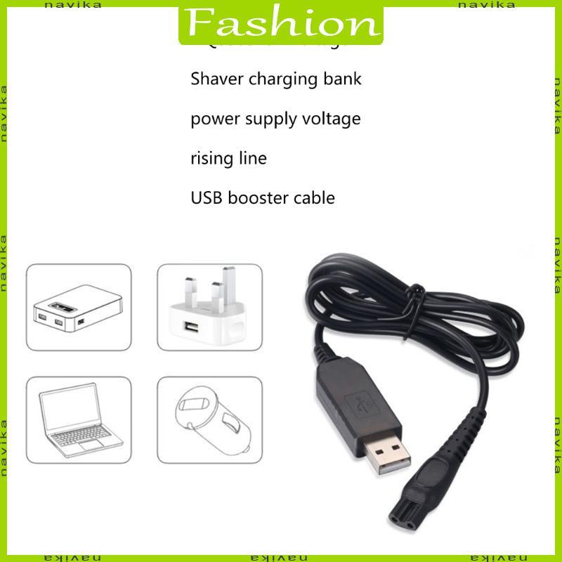 NA USB sang DC 15V Bộ chuyển đổi máy cạo râu điện Dây sạc 15v