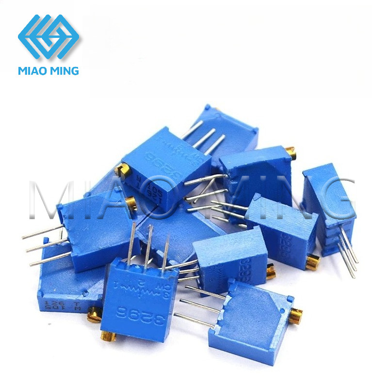 1PC Biến Điện Trở Multiturn Preset 3296W 1K 2K 5K 10K 20K 50K 100K 200K 500K 1M 2M MIAO MING