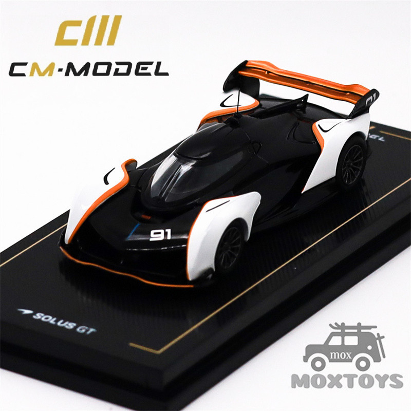 CM MODEL 1: 64 SoulsGT đen trắng Diecast Model Car