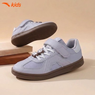 Anta Kids Giày Thể Thao Bé Gái Bé Trai size 35-39 Đế Cao Su Êm Ái Thích Hợp Đi Học Đi Chơi 3226B8008