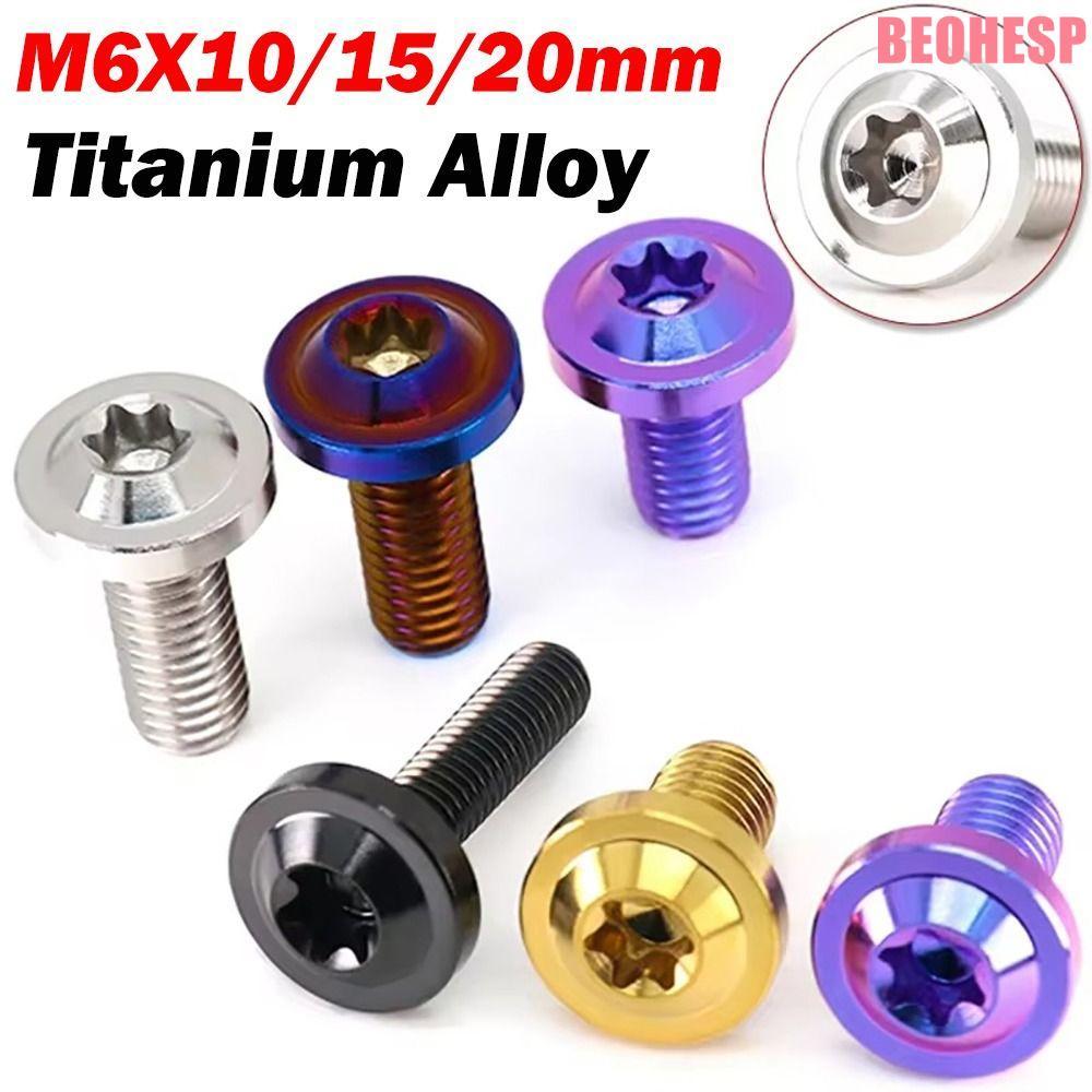 Bu lông titan BEOHESP, M6x15 với vít đầu Torx, Vít titan M6x10 M6x20