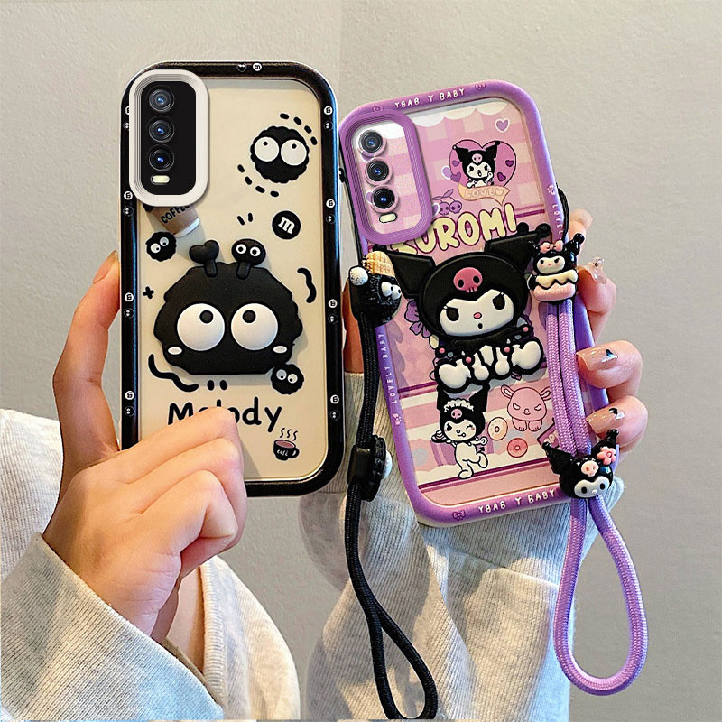 ốp lưng vivo y20 y12s y20s Ốp điện thoại búp bê 3D dễ thương cho ốp lưng vivo y20 vivo y12s y20s y20