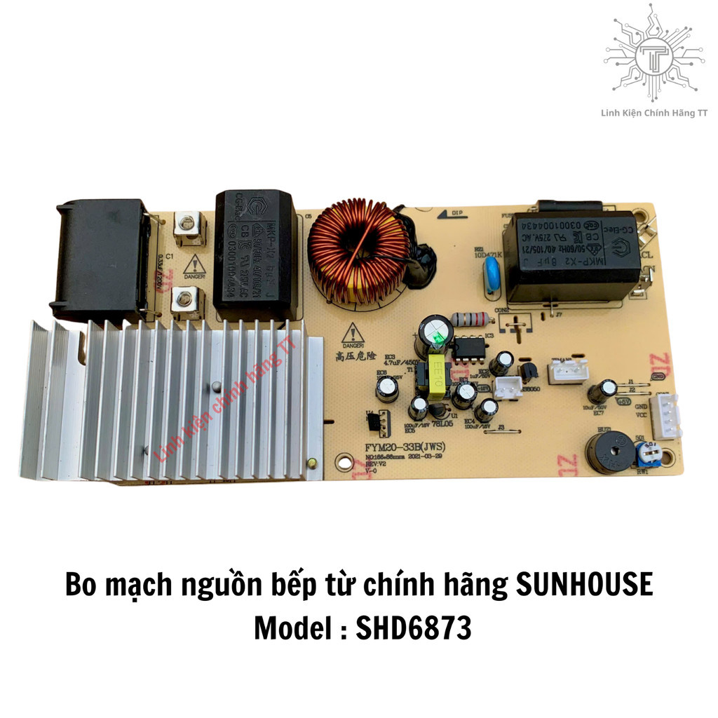 Bo mạch nguồn bếp từ chính hãng SUNHOUSE model SHD6873