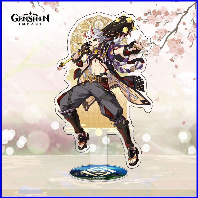 SV Genshin Tác Động Emie Alhaitham Nahida Yae Miko Hoạt Hình Anime Acrylic Đứng Đĩa Để Bàn Trang Trí