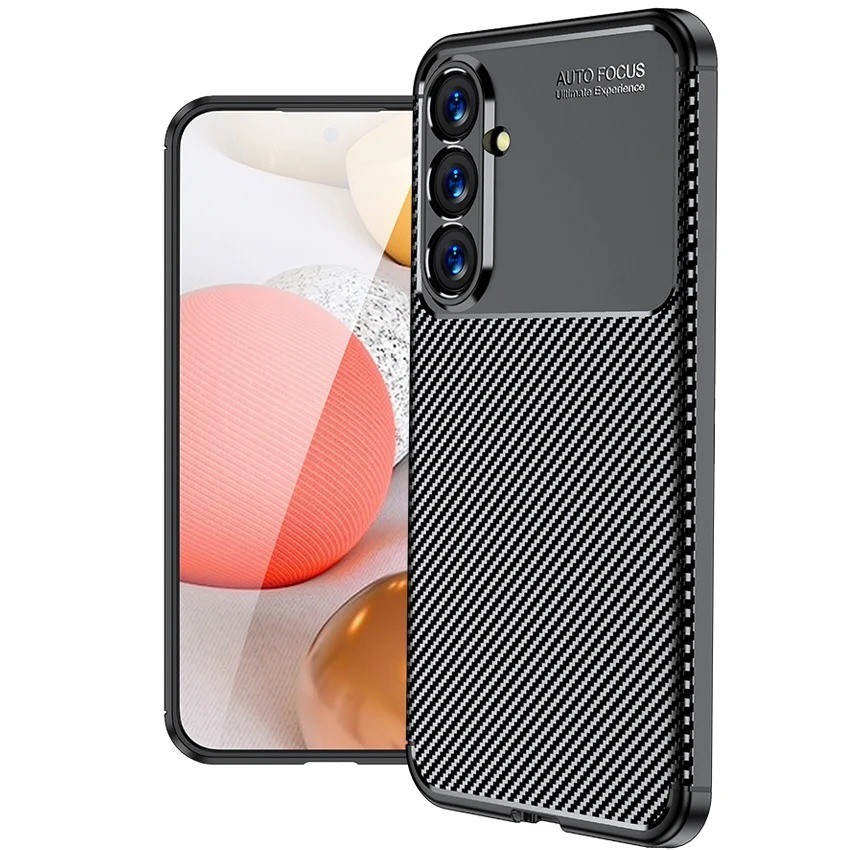 Dành Cho Samsung Galaxy S25 S24 S23 S22 S21 FE Plus Ultra Edge Note 20 Ultra Carbon Fiber Ốp Lưng Đi