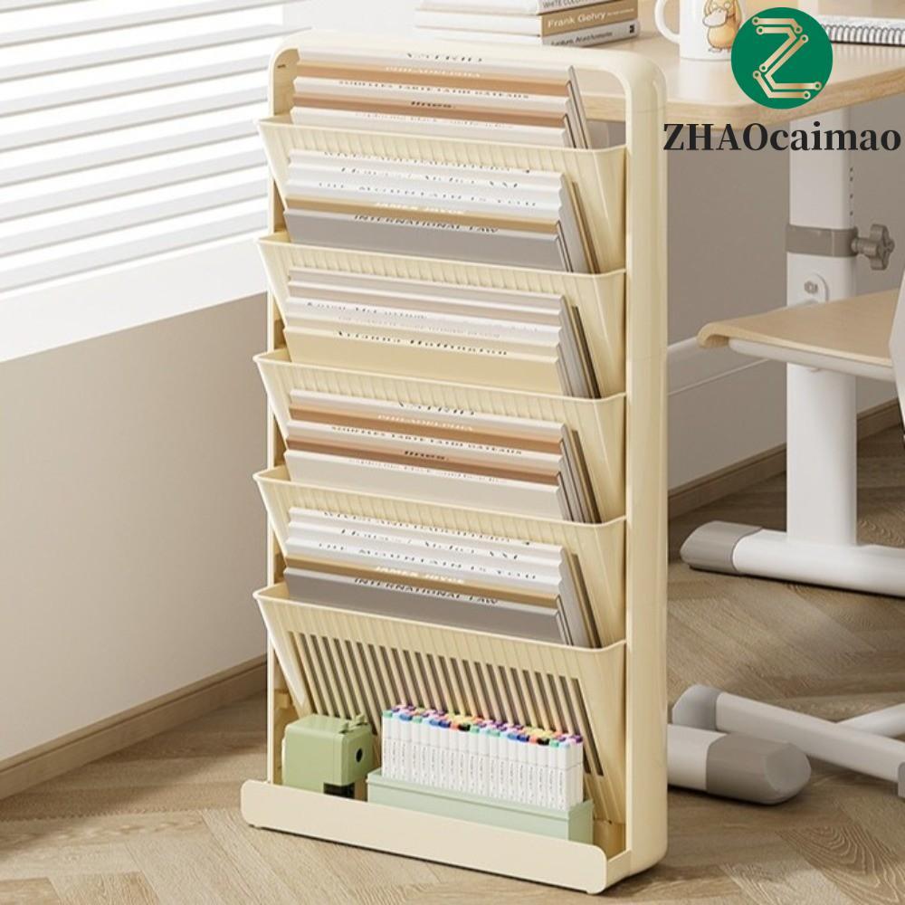 ZHAOcaimao Kệ sách dung tích lớn ZHAOCAIMAO, Bộ sắp xếp bàn học cấu trúc 3 / 5 lớp có thể tháo rời, 