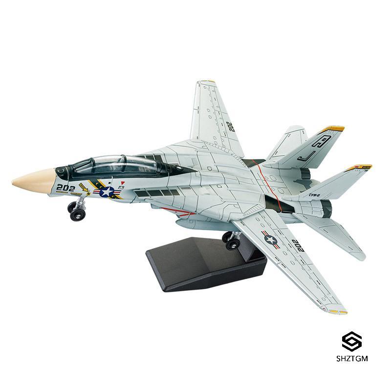 [SHZTGM] Mô hình máy bay chiến đấu Tomcat tỷ lệ 1: 72 F-14 Tomcat - Máy bay nhựa ABS trắng & Bla với