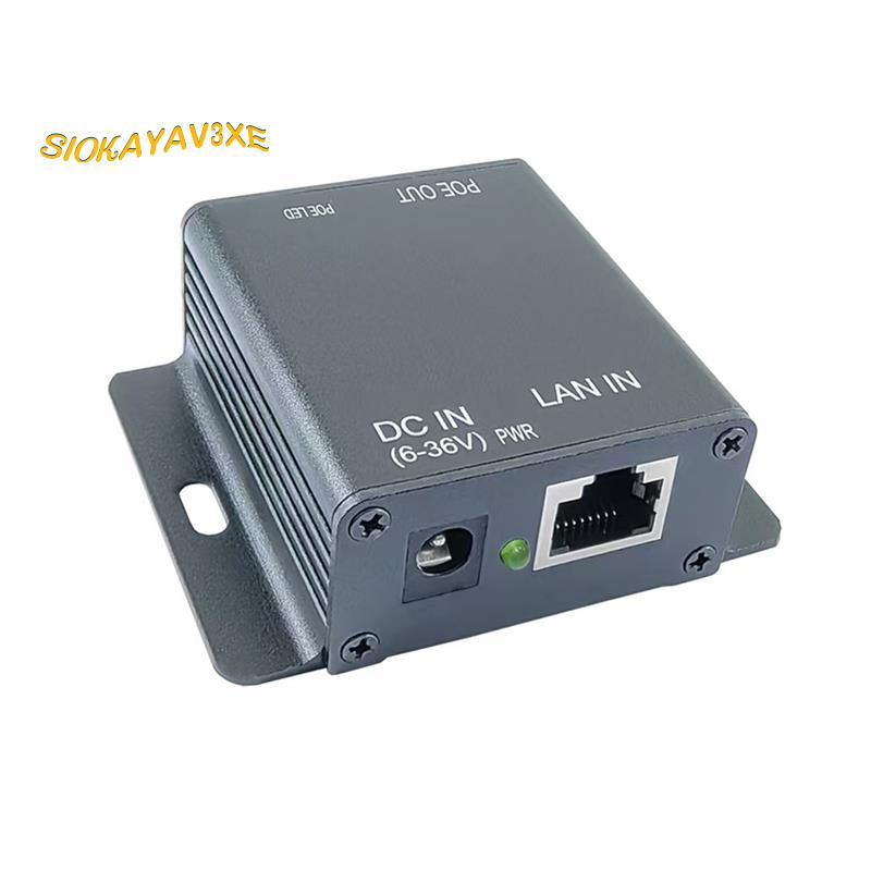 Bộ sạc di động Gigabit Nguồn cấp nguồn POE Injector MAX30W Active 9-36Vdc trong 48Vdc POE Out Hỗ trợ