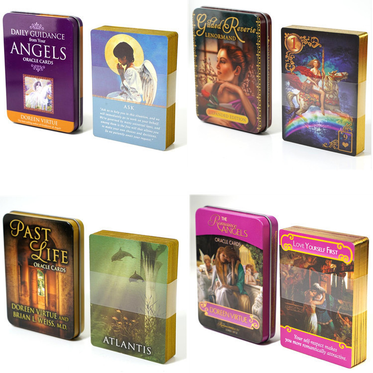 Hộp thiếc Oracle Tarot Cards Tarot Cards Deck Tarot Cards 5.13 YNOM