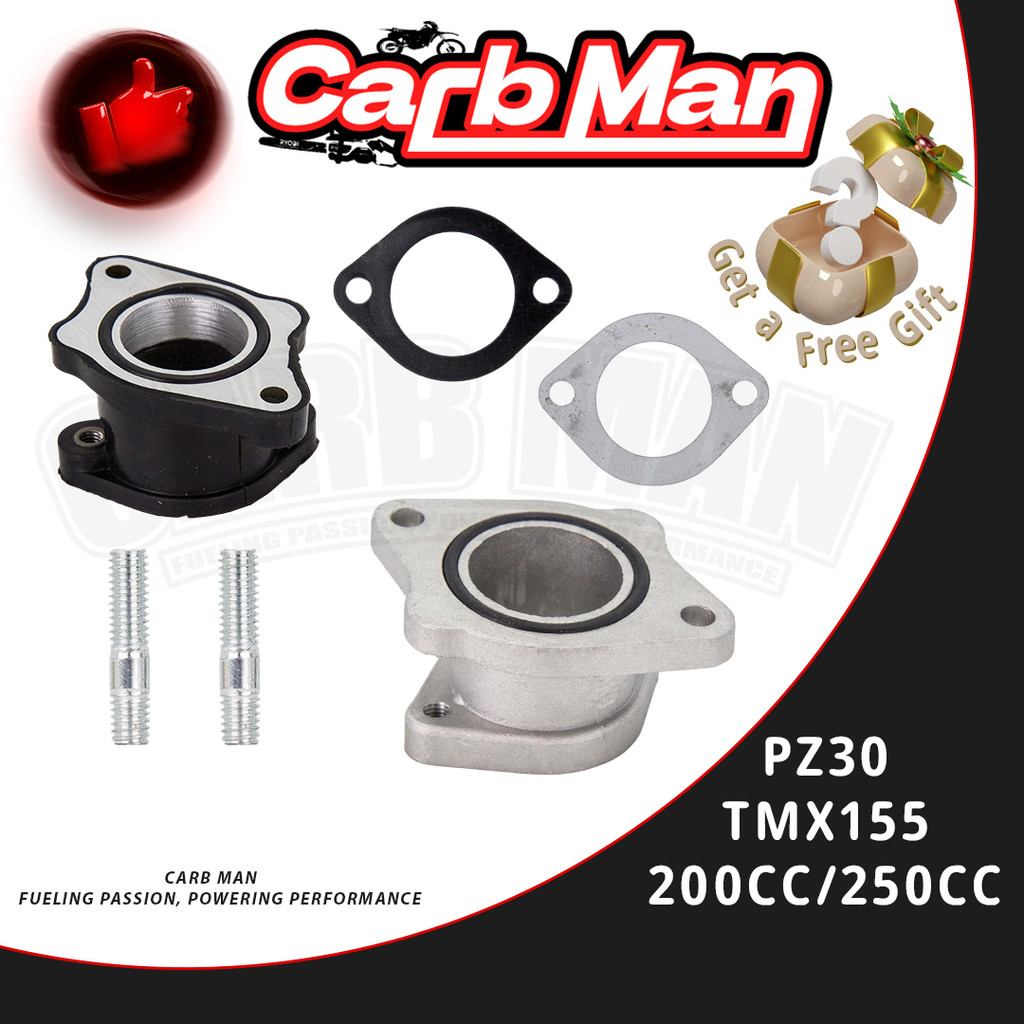 Co xăng PZ30 lỗ 30ly Khoảng Cách Lỗ 48mm xe lôi bagac 200cc 250cc Cao Cấp[ Nhôm ]