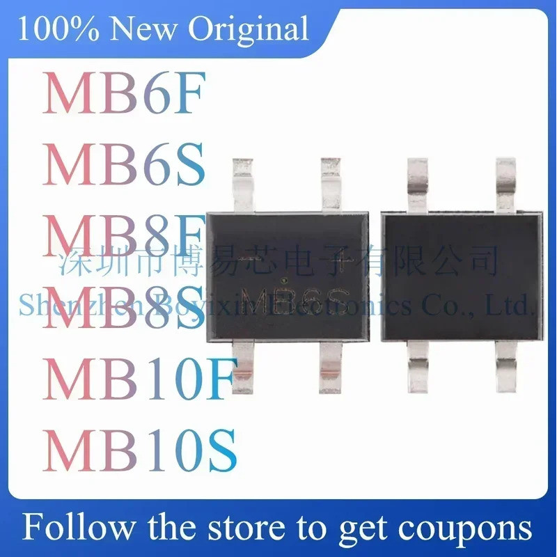5 CÁI MB6F MB6S MB8F MB8S MB10F MB10S SOP Chip ic