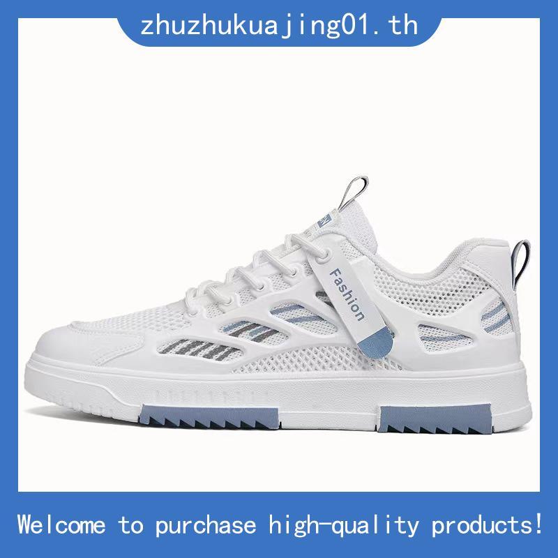 Giày Nam Sneaker Vải Thoáng Khí, Giày Thể Thao Nam Thời Trang Giày trắng thời trang và đa năng