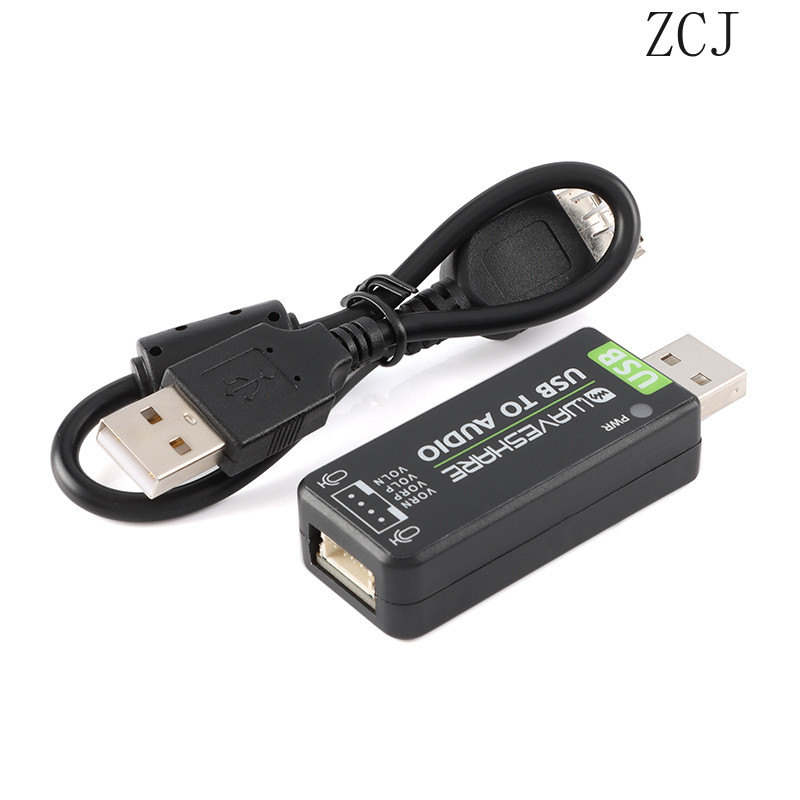 Chính hãng USB TO AUDIO Raspberry Pie USB TO AUDIO Mô-đun USB TO AUDIO Bảng âm thanh không cần ổ đĩa