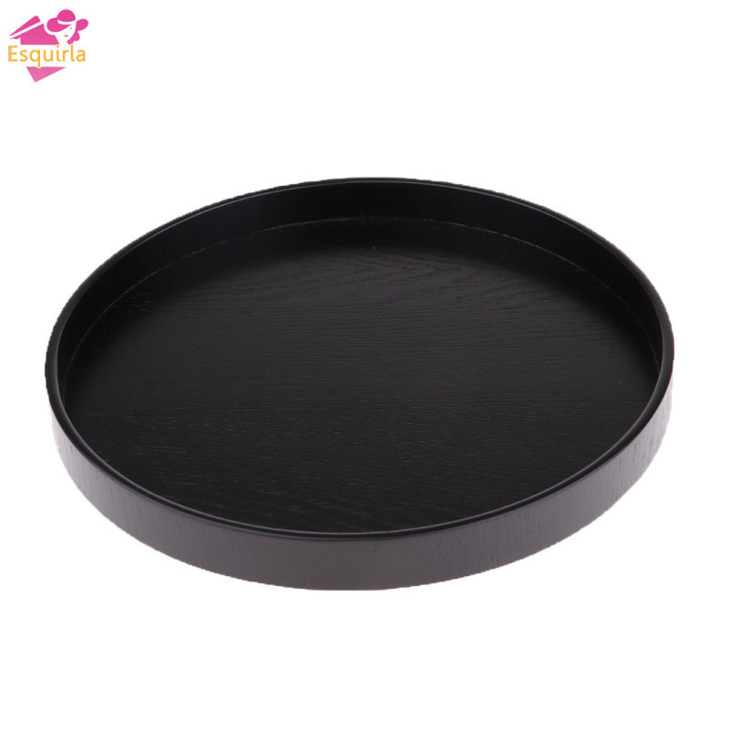 Khay đựng đồ bằng gỗ Khay gỗ, rất trang trí, tròn đựng thức ăn, cà phê