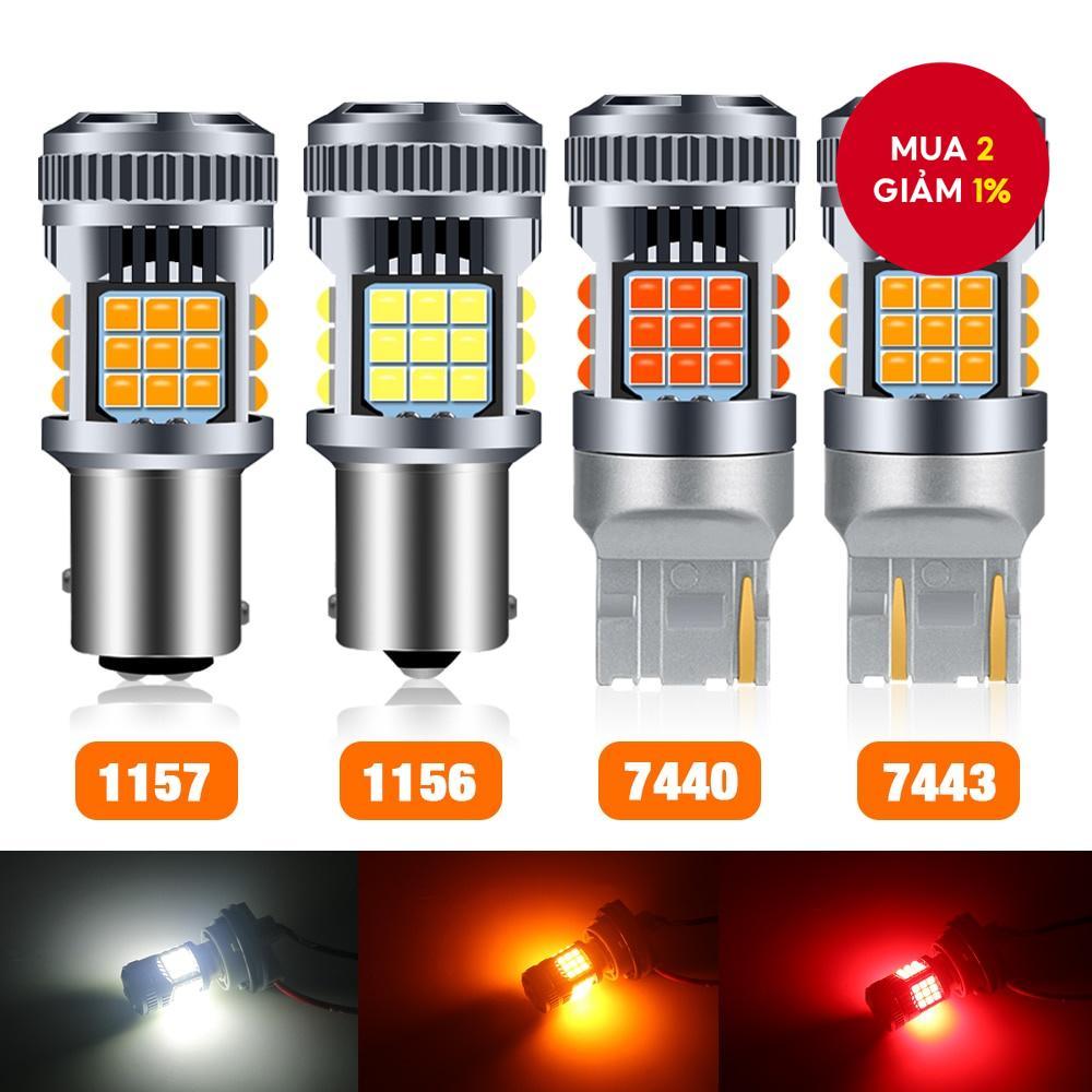 1 cái đèn tín hiệu 3030 36SMD 1156 BA15S BAU15S 1157 7440 7443 LED cho ô tô có quạt, đèn phanh, đèn 