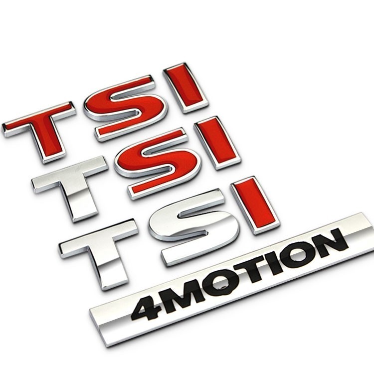 TSI 4MOTION Nhãn dán logo ô tô sửa đổi logo đuôi hàng còn hàng