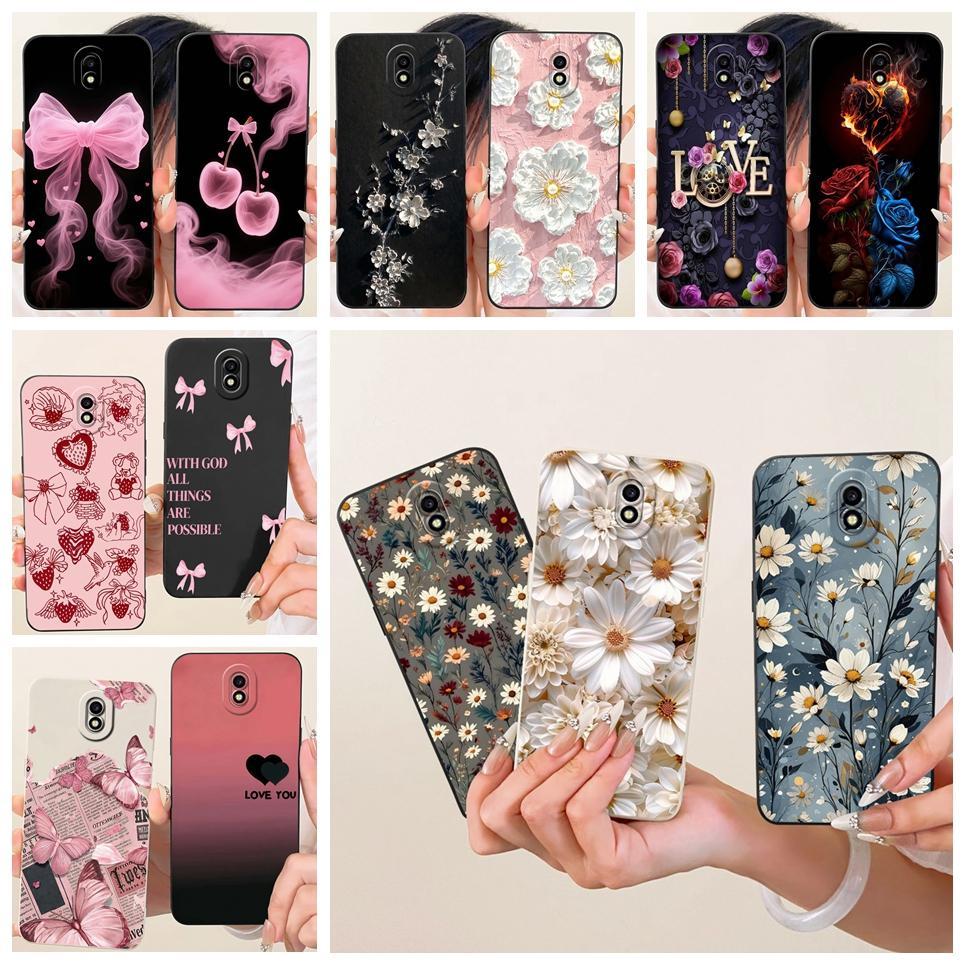 Dành Cho Samsung Galaxy J7 Pro 2017 J7 Neo Core Prime 2 Ốp lưng Hoa Cúc Nơ Họa Tiết Vỏ Silicon Mềm