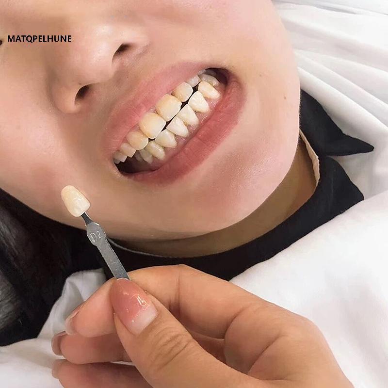MATQPELHUNE 3D Master Dental Lab Bleach Shade Guide 16 / 29 Màu Sắc Làm Trắng Răng So sánh Nha Khoa 