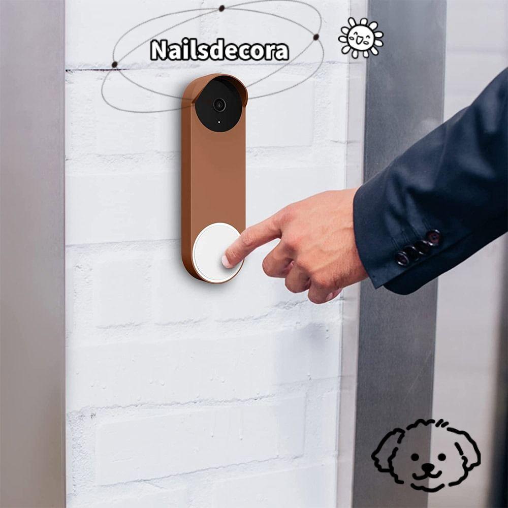 NAILS Silicone Bền Cho Google Nest Vỏ Bảo Vệ Nhà Cho Google Nest